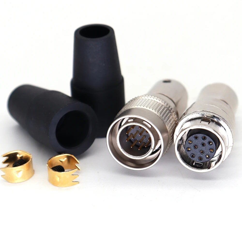 New Arriving Hirose HR10A 12Pin Connector Plug And Socket, HR10A-10P-12S / HR10A-10P-12S/HR10A-10J-12S Industrial Camera Plug