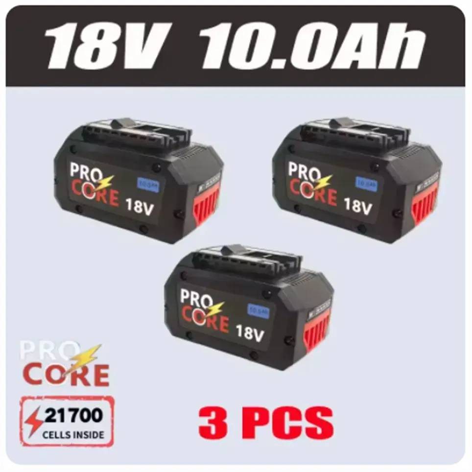 Voor Bosch 18V professionele GBAGBH GSR GSB BAT618 BAT609 BAT620 originele 18V 10.0Ah batterijtool om de batterij te vervangen