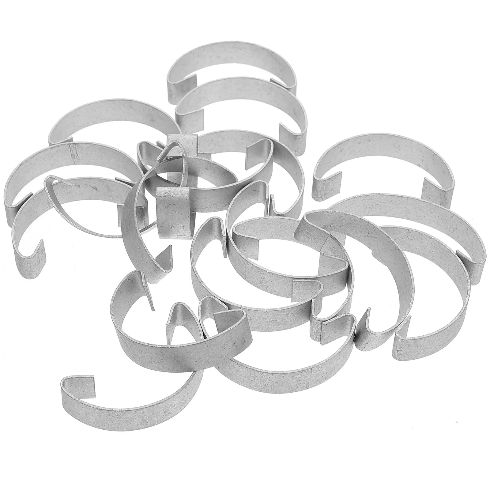 

20Pcs Cage Door Hook Strong Steel Clips for Pet Cage Building Assembly Reusable Portable Fasten Clamps Metal Clips