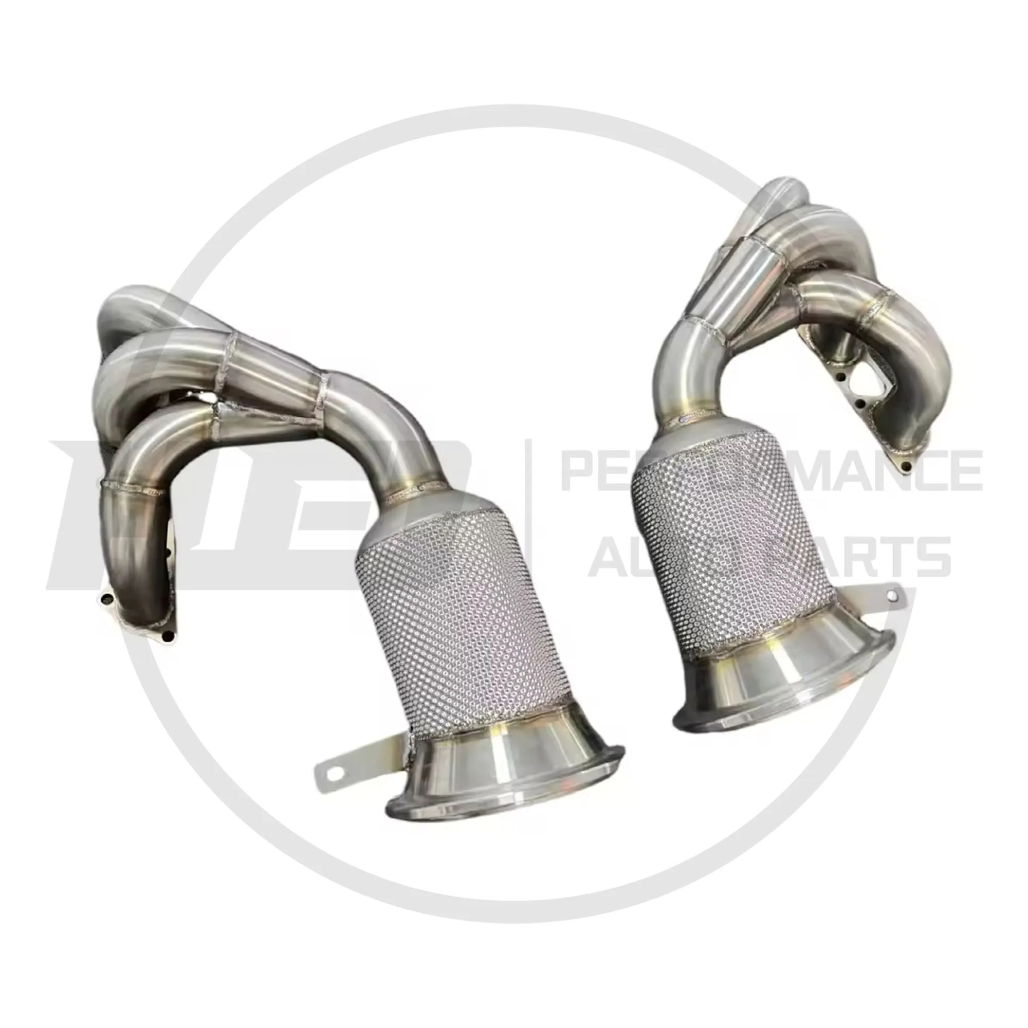 HEO Exhaust System Stainless Steel High Flow Performance Manifold Downpipe for Porsche 911 992 GT3 Car Accessories