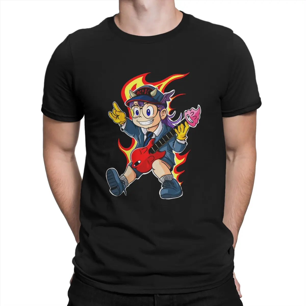 Camiseta de Hip Hop para adultos, ropa informal de Rock Young Dr Slump Arale Pengin Senbei Manga, gran oferta