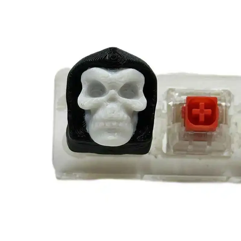 Personality Resin Halloween Skull Key cap Manual MX Cross Switch Mechanical keyboard key cap 1PCS