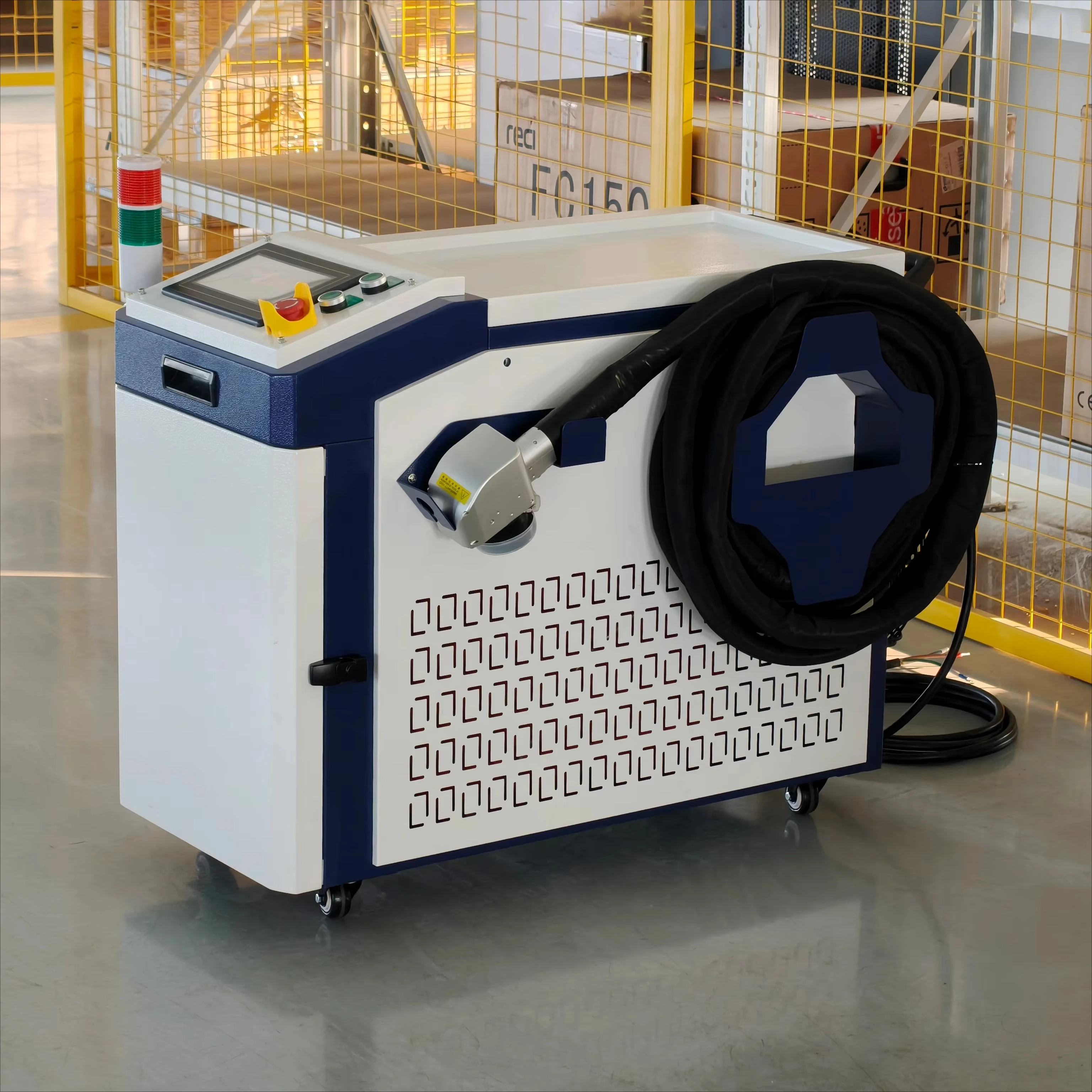 Paint rust Removal Cleaning Machine 500w1000w Cleaner Water-cooled for Metal Wood Stone Wall Industrial view 4