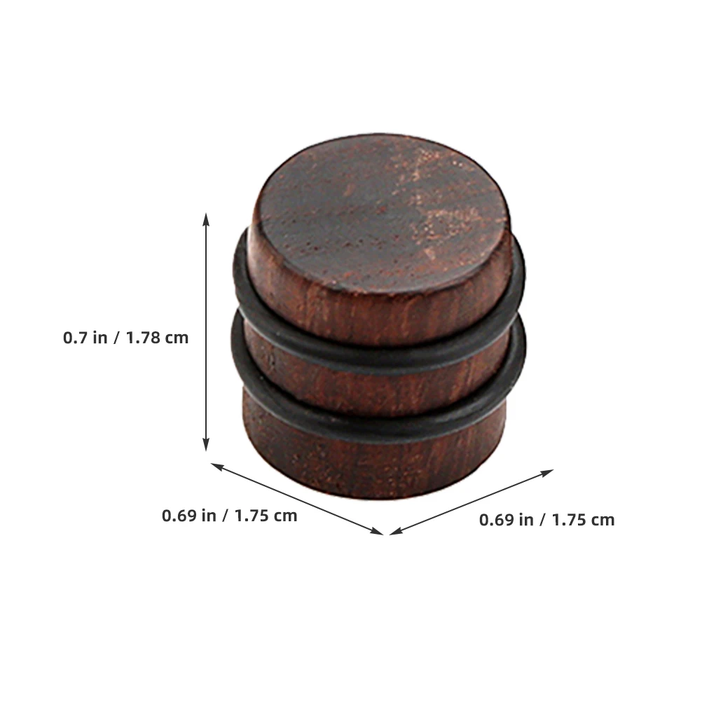 

3Pcs Guitar Volume Knobs Wood Dome Style Rotary Control Caps for Electric Bass Guitar Potentiometer Tone Replacement Accessories