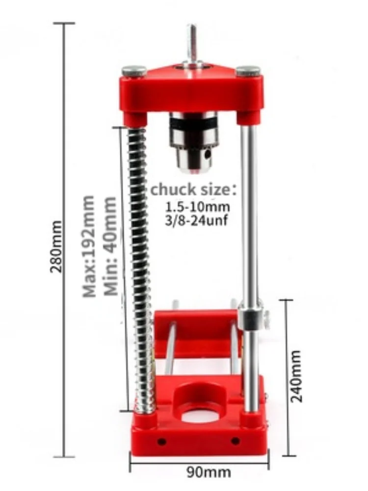 Localizador de perforación portátil para carpintería, localizador de precisión, guía de perforación ajustable, guía de taladro de línea automática