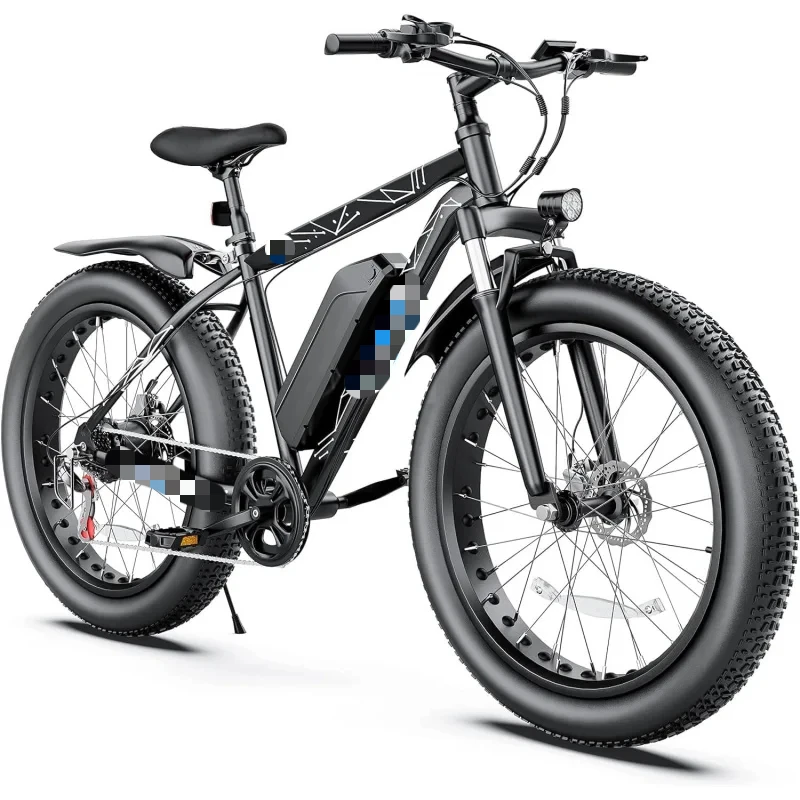 จักรยานยางไขมัน Avivi 26 "x 4.0, จักรยานเสือภูเขาไฟฟ้าสูงสุดมอเตอร์ 1000W, ebikes 25mph สําหรับผู้ใหญ่ที่มี 48