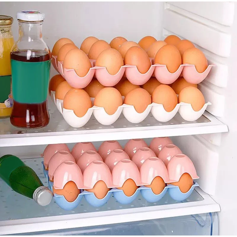 3 layer Slide Egg Storage Box Ladder Style Egg Box Storage Refrigerator Side Door Large Capacity Automatic Egg Rolling Machine