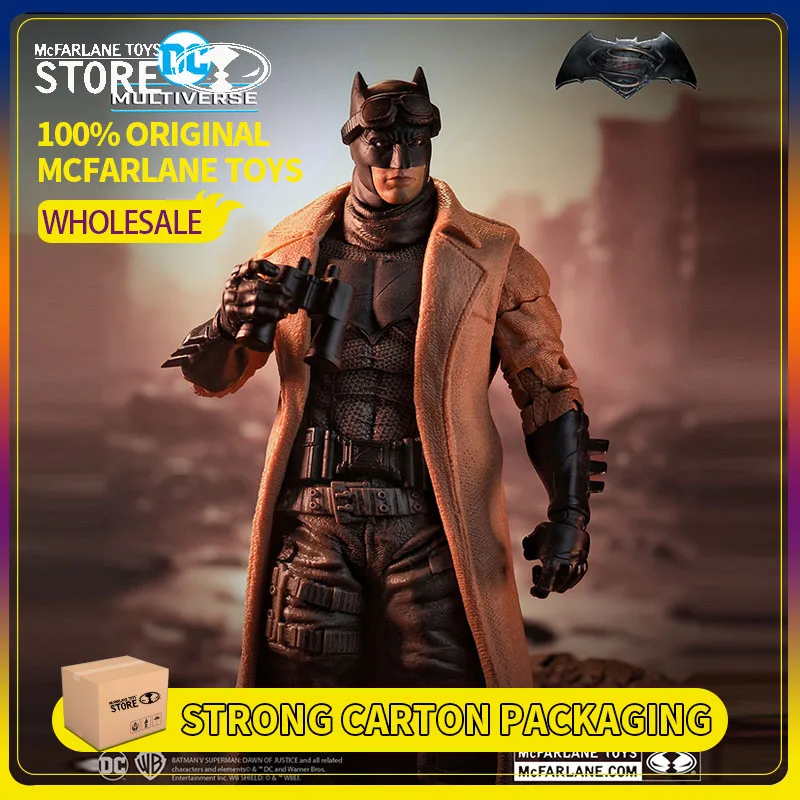 100% Original Mcfarlane Toys Figure Batman™ (Knightmare) Model Action Batman v Superman: Dawn of Justice movie Doll