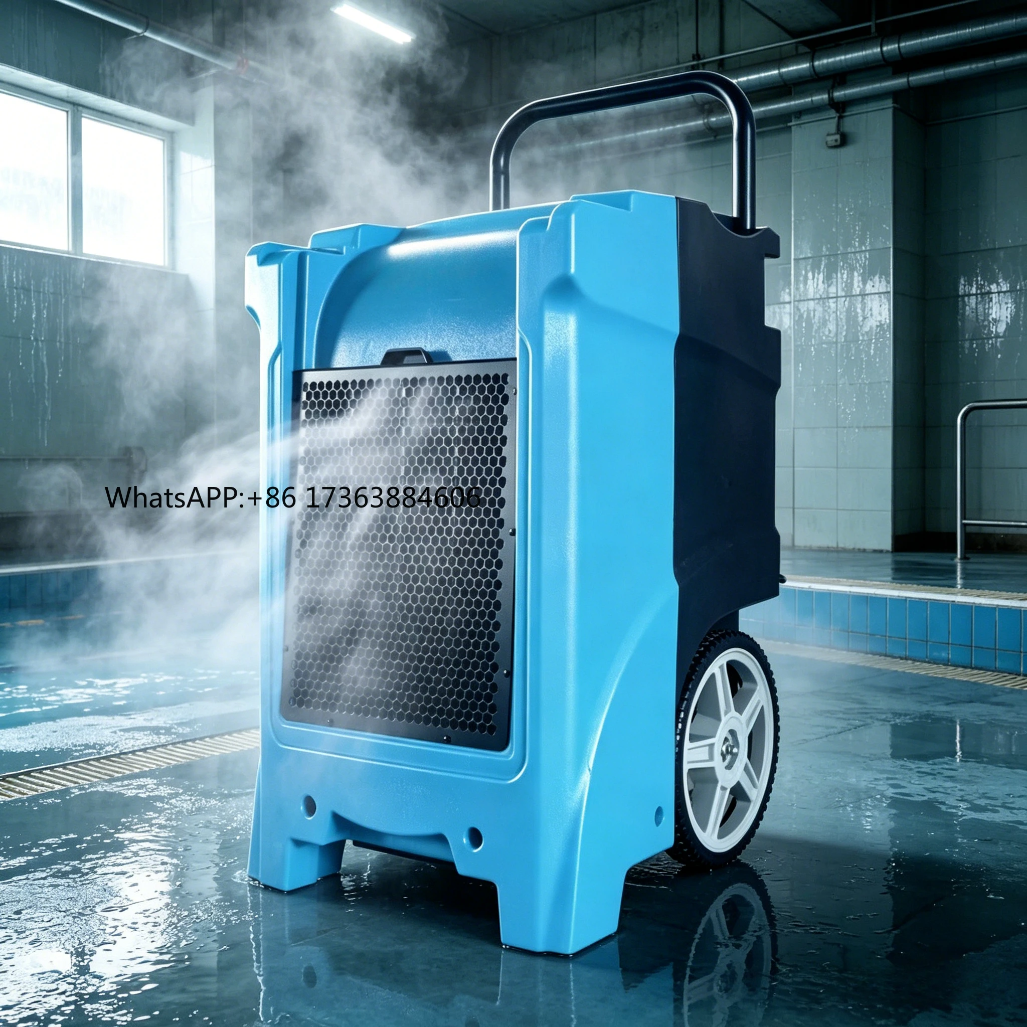 Portable Dehumidifier Electronic 90L/Day Capacity Auto Shut Quiet Operation 1500 Sq ft Coverage for Home Basement