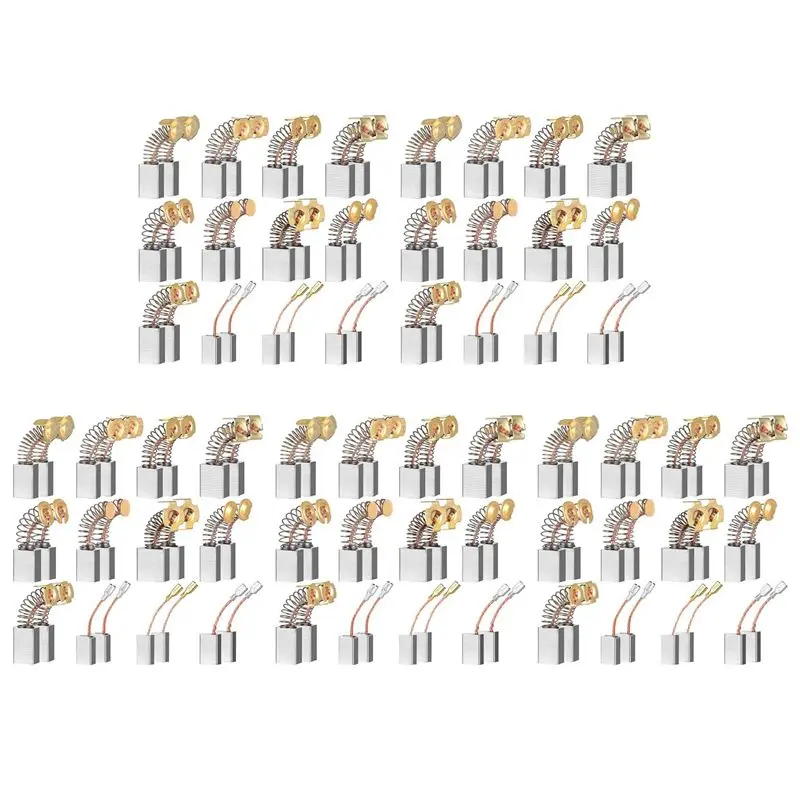 

Угольные щетки для электродвигателей ABVT-120 шт., 12 различных размеров, запасные части для ремонта электроинструментов