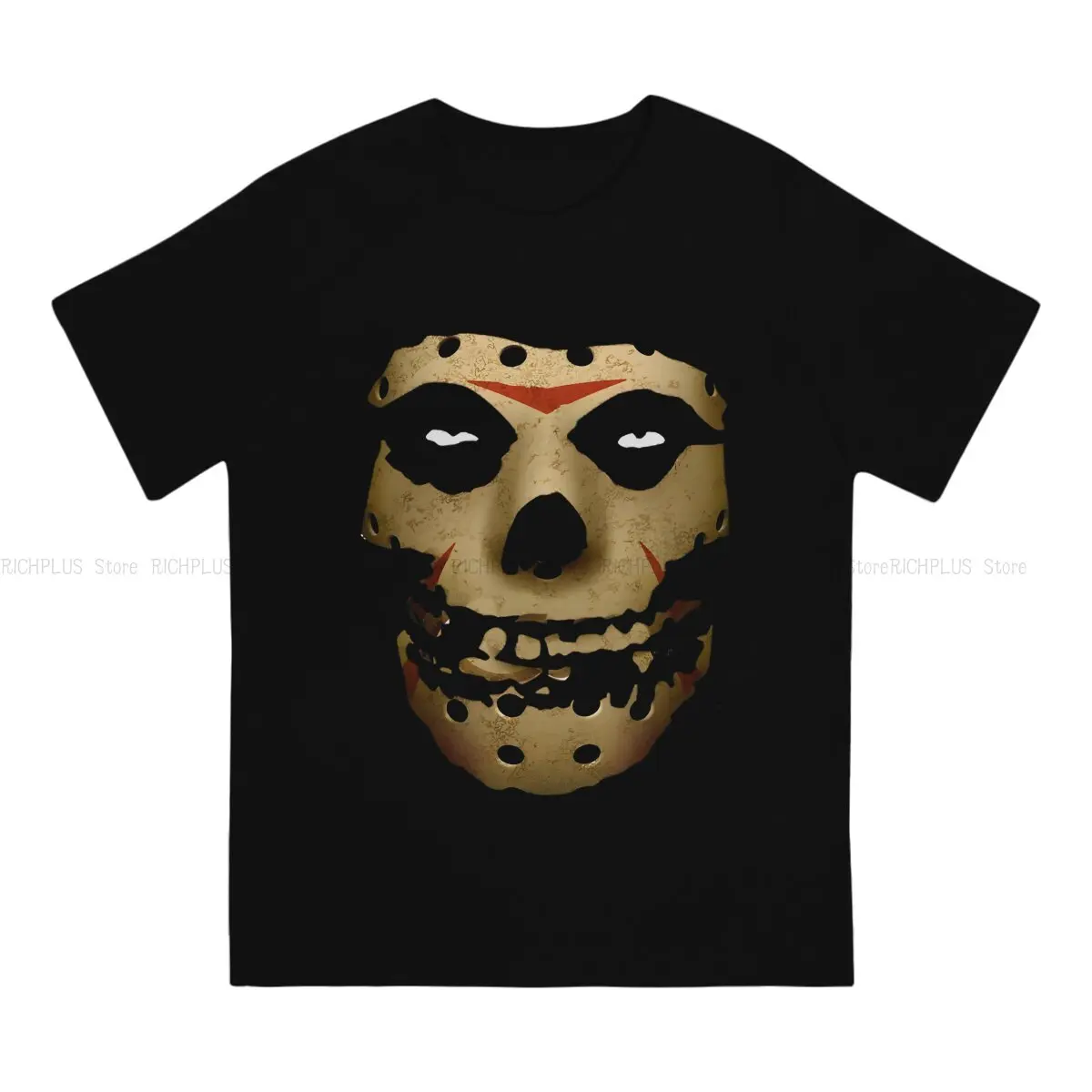 Cool Misfits Dark Red Jason Unique TShirt The Misfits Casual Polyester T Shirt Summer Stuff For Men Women