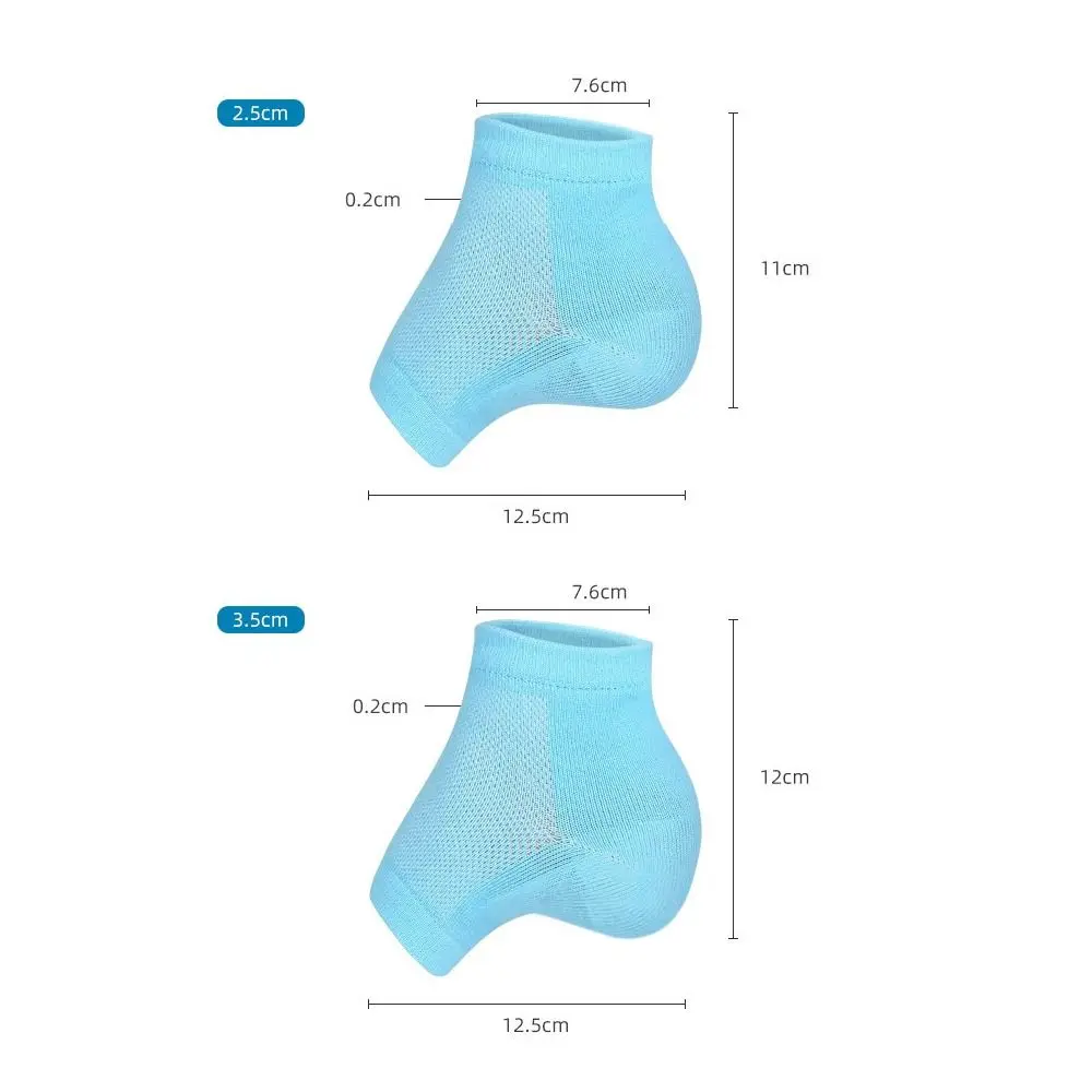 Sports Invisible Rizzsoles Height Max Socks SEBS Anti-slip Shoe Lift Thickened 2.5/3.5cm Heel Cover Women Men