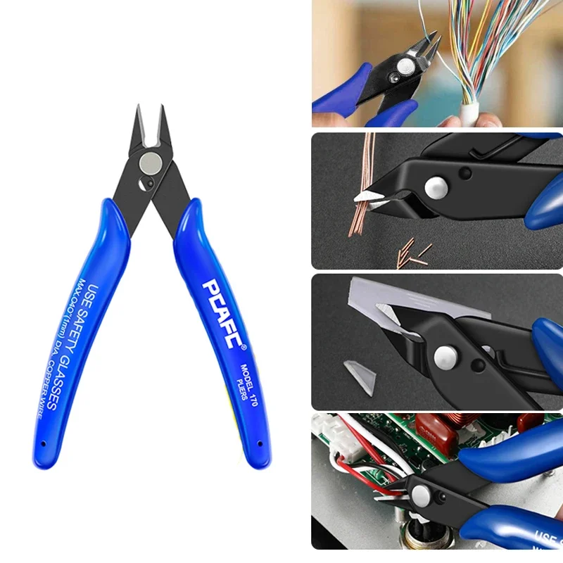 

Multi Functional Universal Pliers Tools Electrical Wire Cable Cutters Cutting Side Snips Flush Stainless Steel Nipper Hand Tools