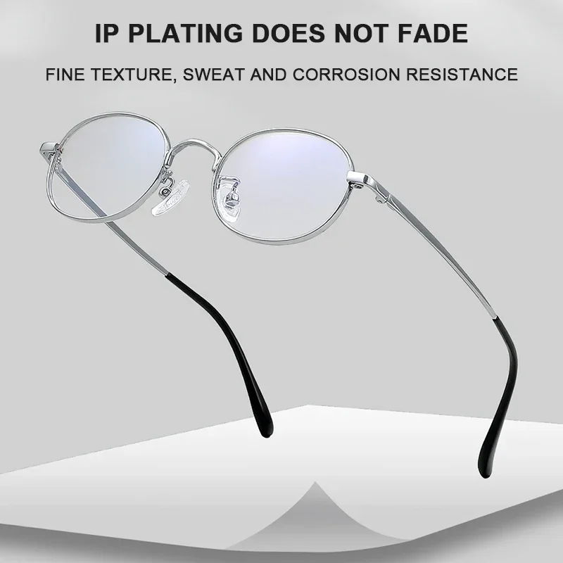 

Luxury Business Fashion Eyeglasses New Trendy Ultra-light Men's Glasses Optical Frame Art Round Women's Retro Japanese Style