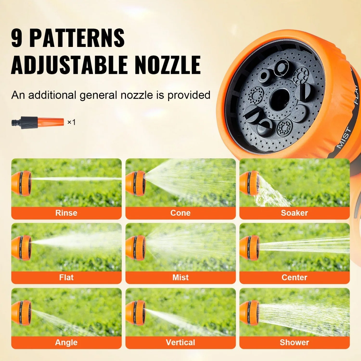 Auto-Rewind Retractable Hose Reel - 180° Wall-Mount Coverage, Lockable Length, Durable 3-Layer PVC Hose for Garden/Washing/Mult