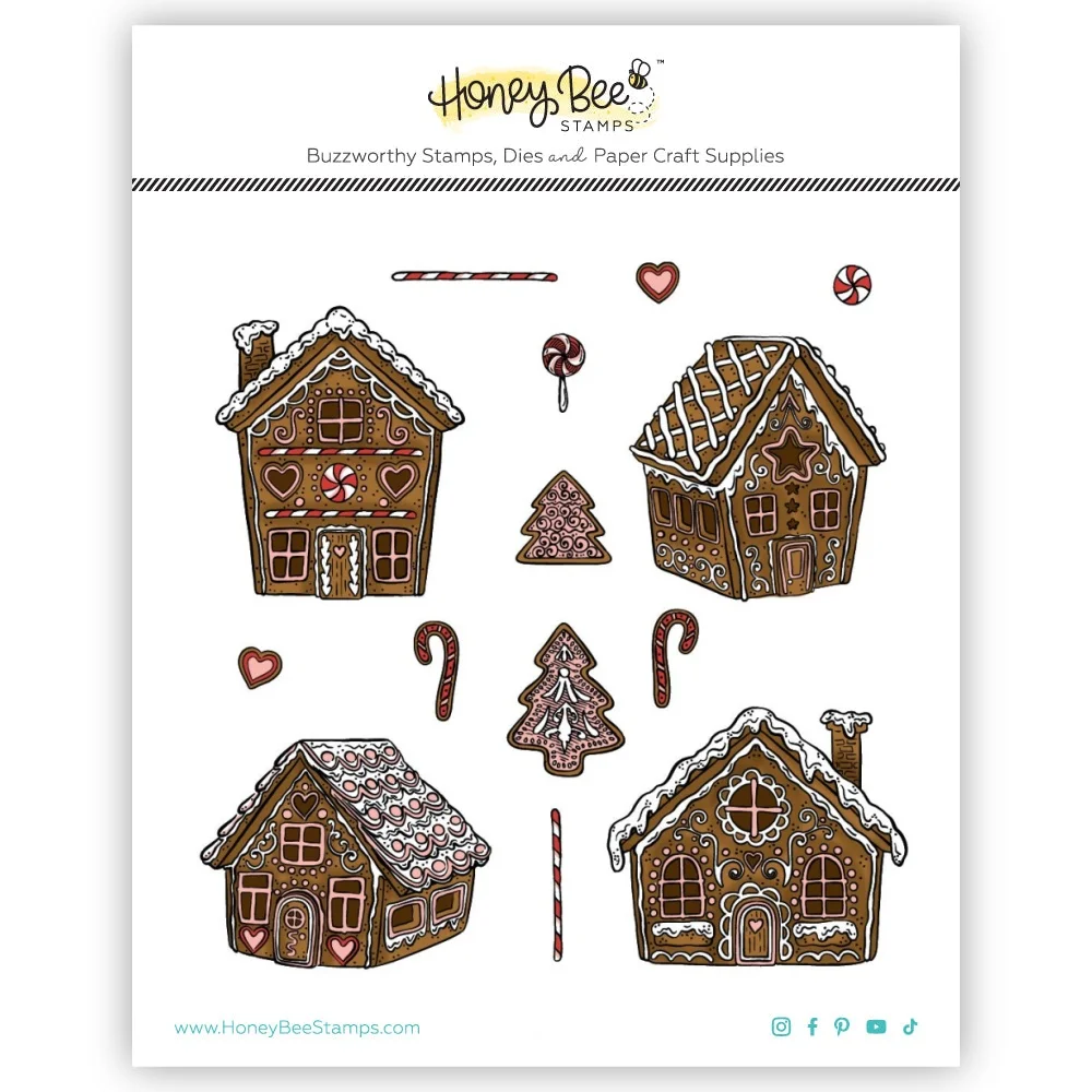 Village House Stamps Cutting Dies for DIY Making Greeting Card Scrapbook Paper Craft Template Supplies Decoration Christmas