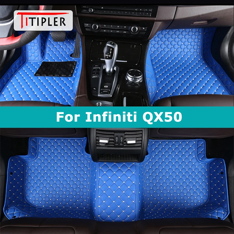 

TITIPLER Custom Car Floor Mats For Infiniti QX50 Auto Carpets Foot Coche Accessorie