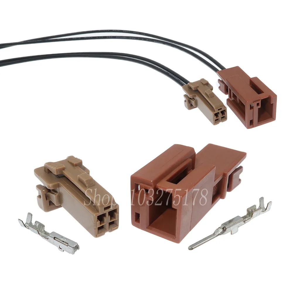 1 Set 2 Pin 7282-5971-80 7283-5971-80 7282-5972 Auto Socket Wiring Electric Connector with Terminals