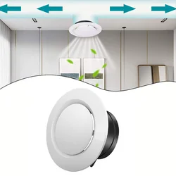 ABS Plastic Cover Rosettes Cover Ventilation Grille Wall Hole Decorate Cover For Ventilation Grille And Air Conditioning Opening