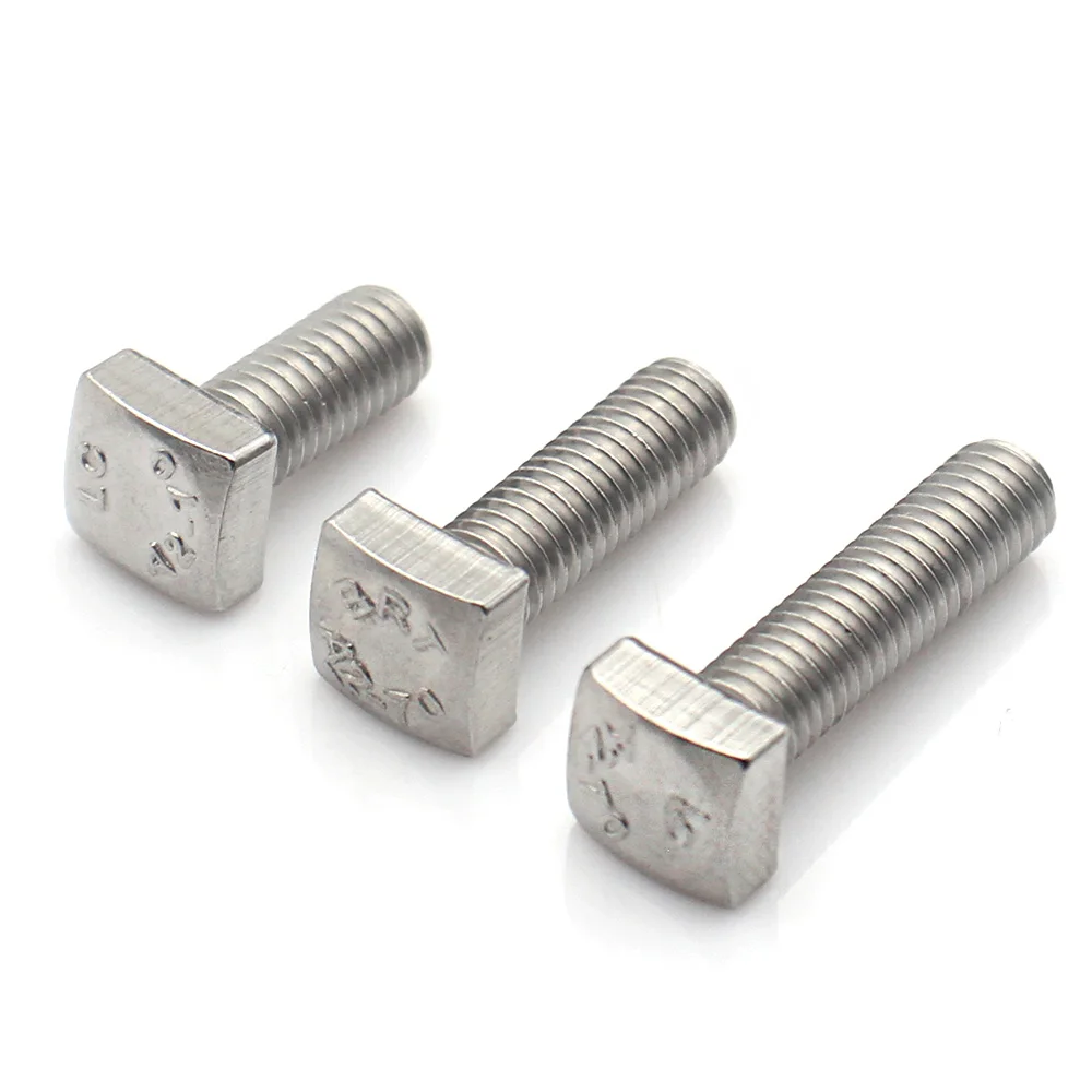 2–10 Stück 304 Edelstahl-Vierkantschrauben M4 M5 M6 M8 M10 M12 C-Qualität Strukturschrauben Hochleistungs-Befestigungselement für den Bau – Detail 8