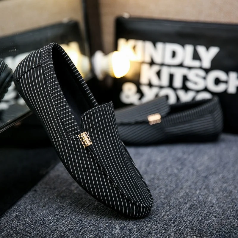 

Spring Summer Men's Loafers plus Size Lightweight Comfortable Fashion Casual Shoes round Toe Synthetic Leather Rabbit Fur Lined