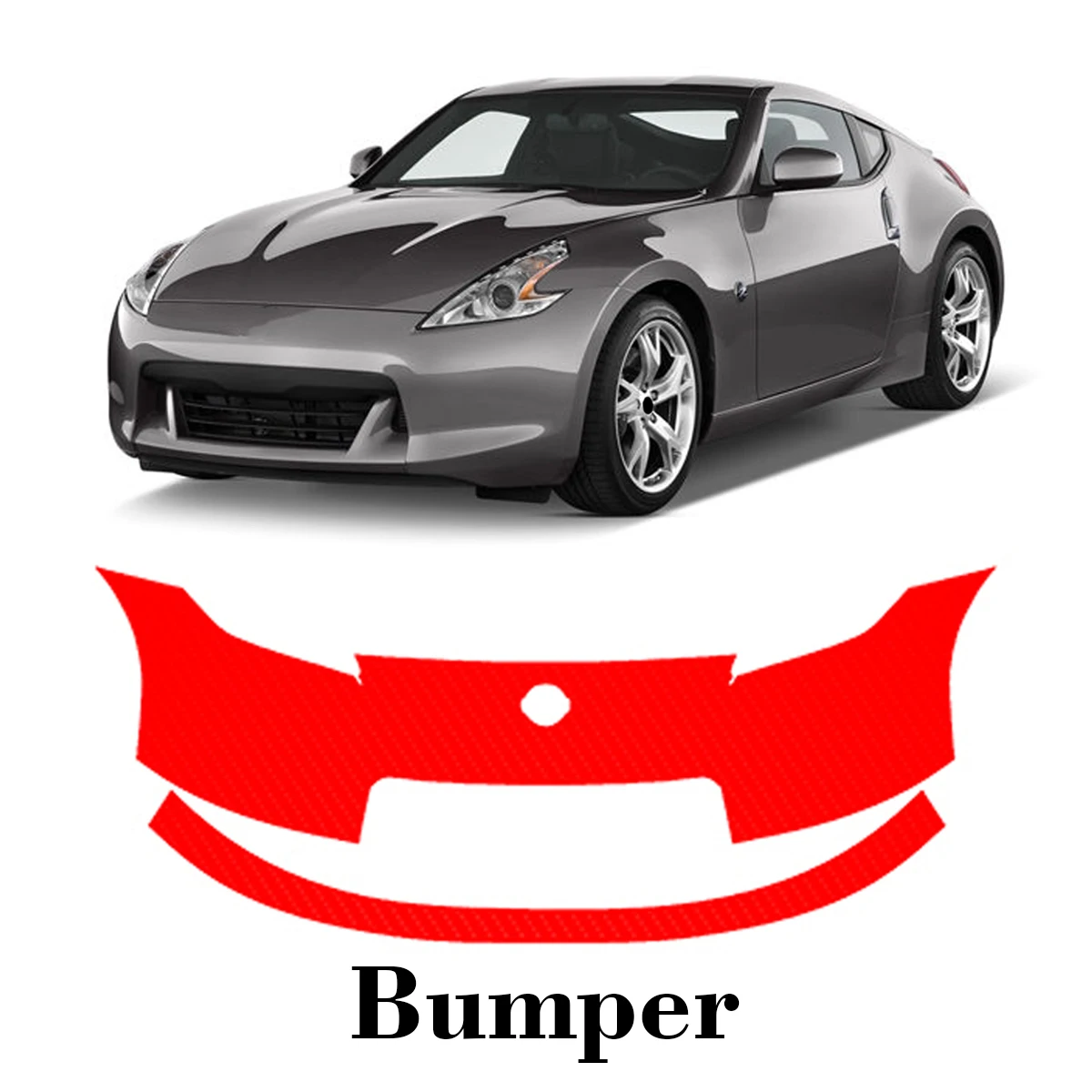 

Car Precut Paint Protection Film Front Bumper Anti-scratch Exterior TPU PPF For Nissan 370Z Nismo 2009-2014