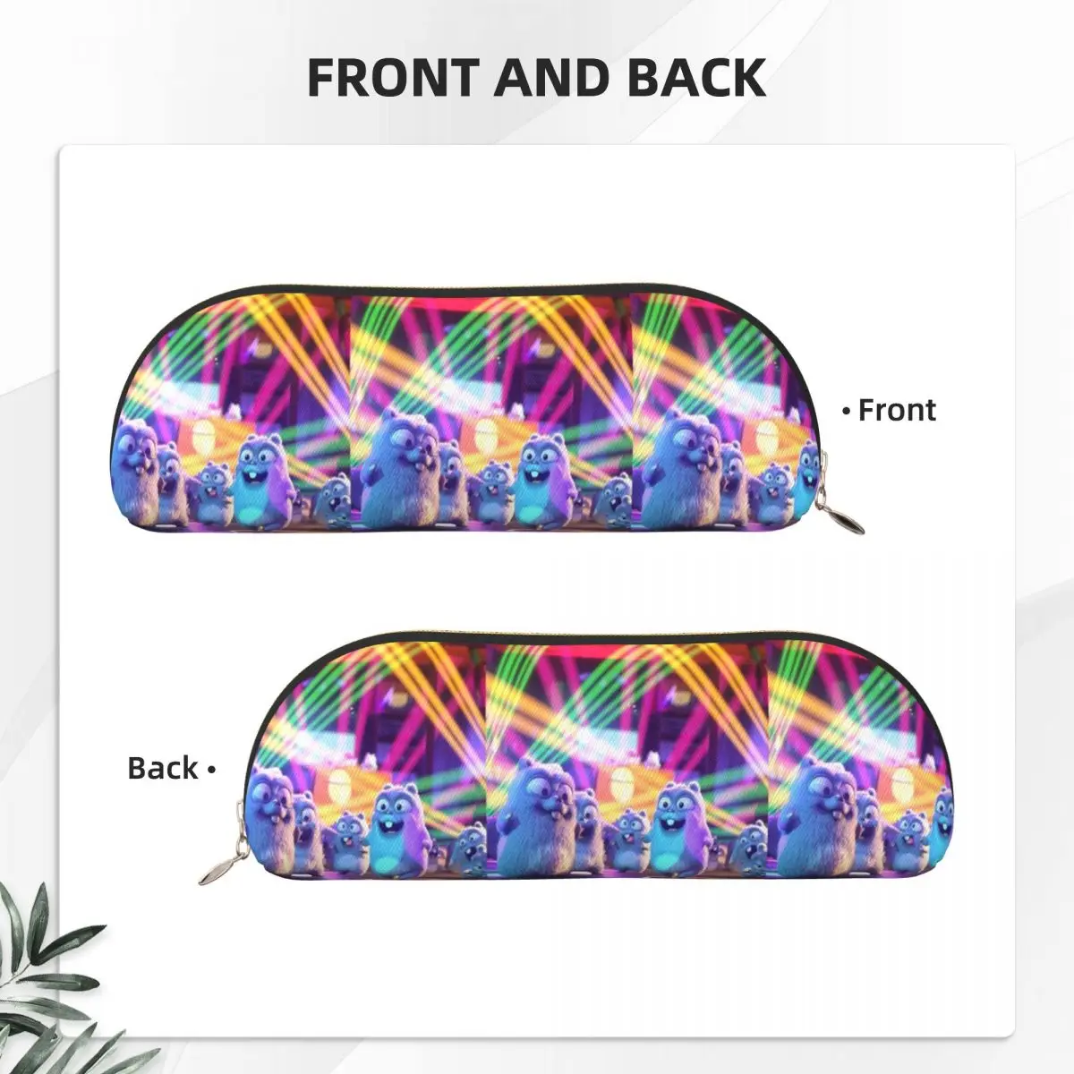 Grizzy And The Lemmings مقلمة حامل قلم تخزين القرطاسية لوازم تخزين كبيرة صندوق القلم حقيبة أقلام رصاص لهدايا الأطفال