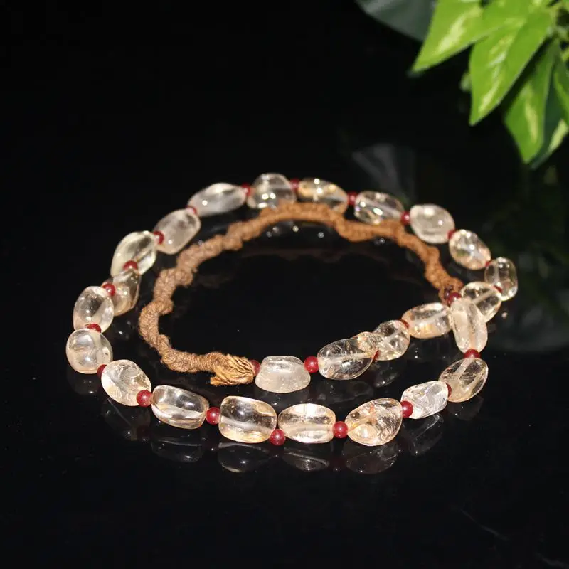 Imitation Of Ming Dynasty Irregular Bead , White Necklace, Ancient , Old Beads