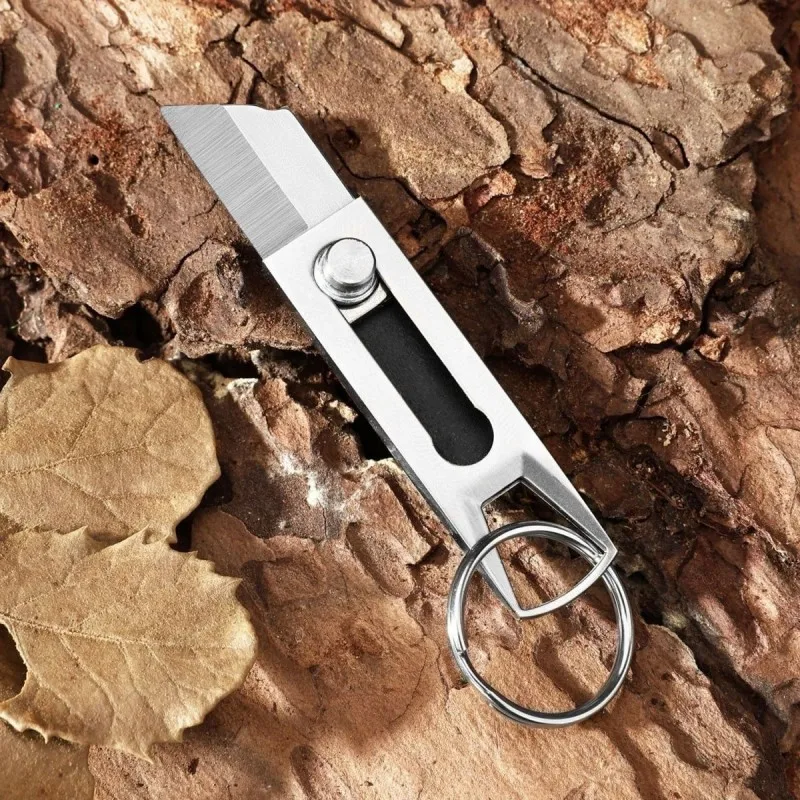 Mini Knife New USB Knife Folding Small Push Knife Portable Keychain Creative Knife Portable Sharp Open Box Knife