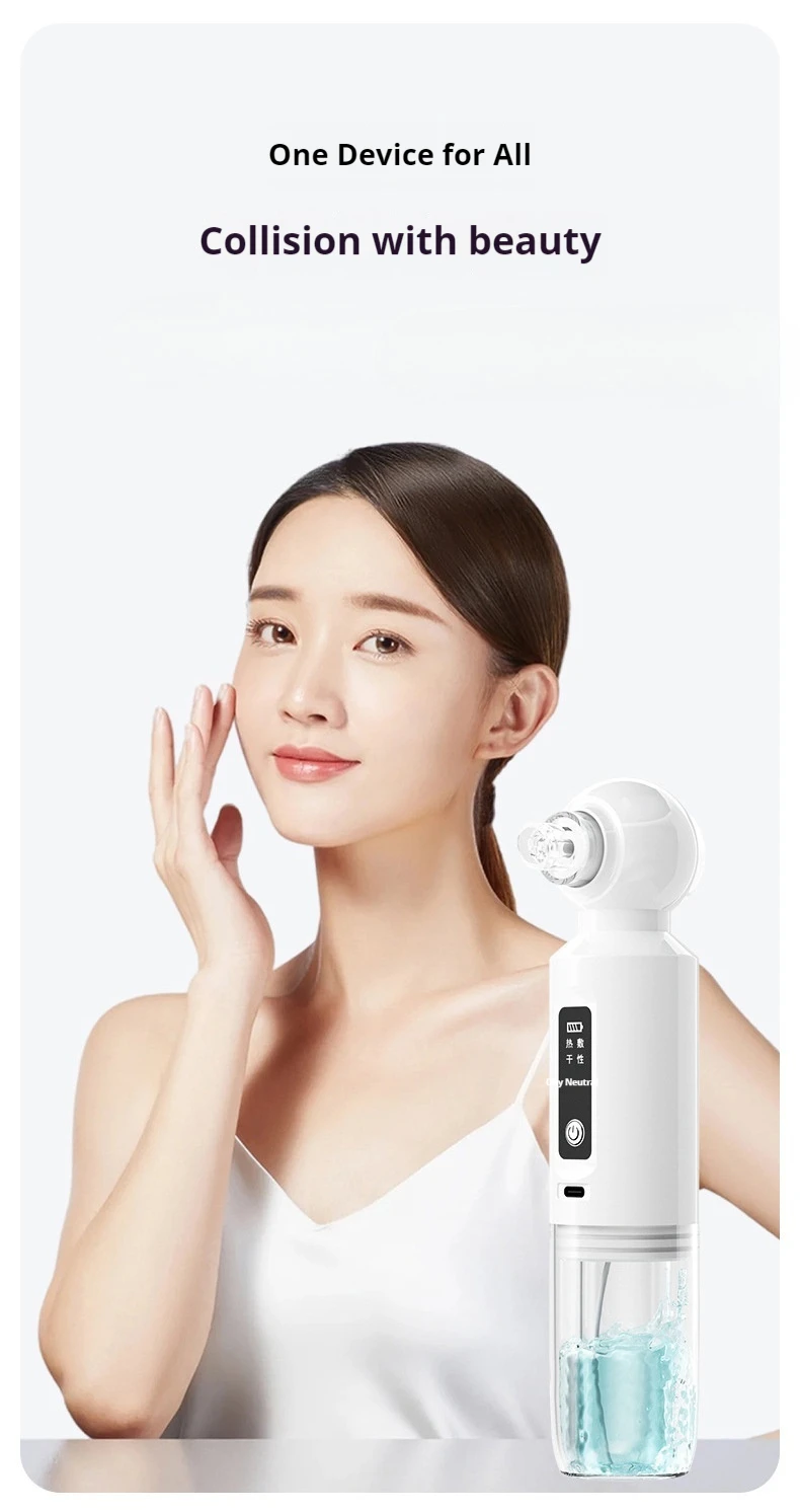 Skrobak do twarzy, nosa, masażer z gorącym kompresem, instrument do usuwania zaskórników i oczyszczania porów.