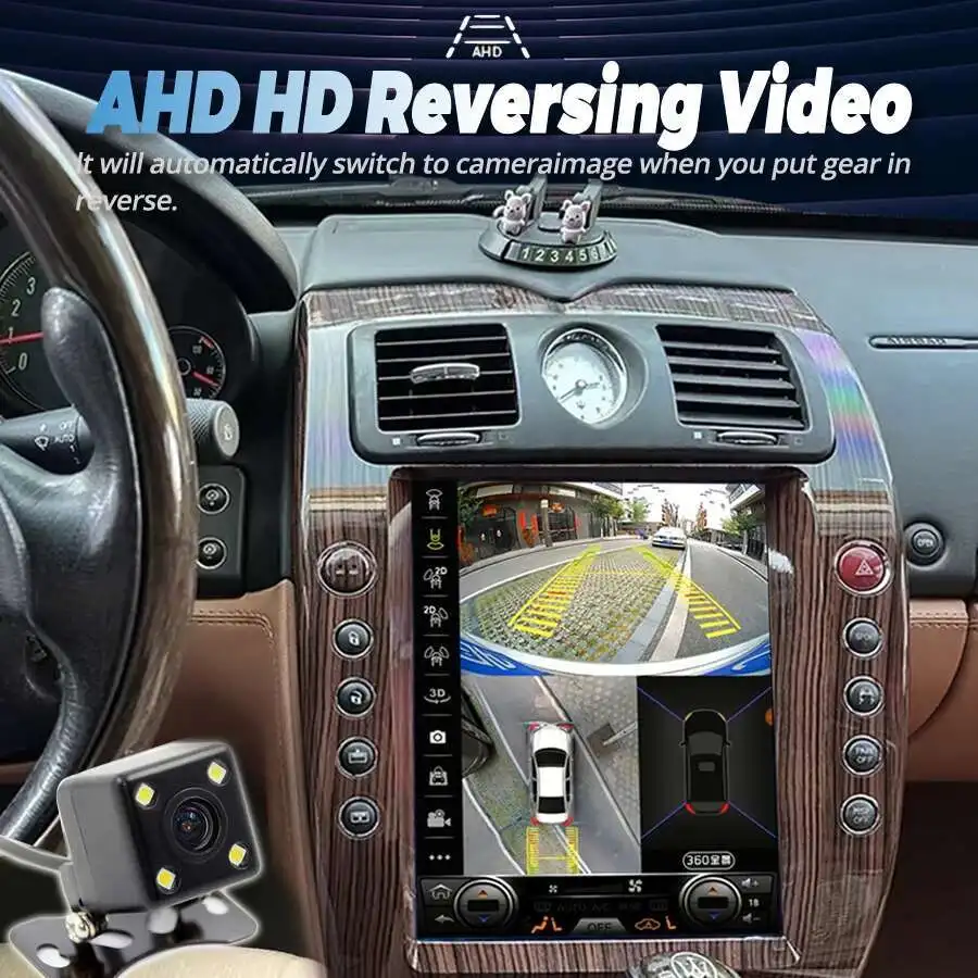 12,1-дюймовый вертикальный экран Android Carplay для Maserati QP Quattroporte 2004-2012, радиоприемник, автомобильный GPS-навигатор, мультимедийный видеоплеер