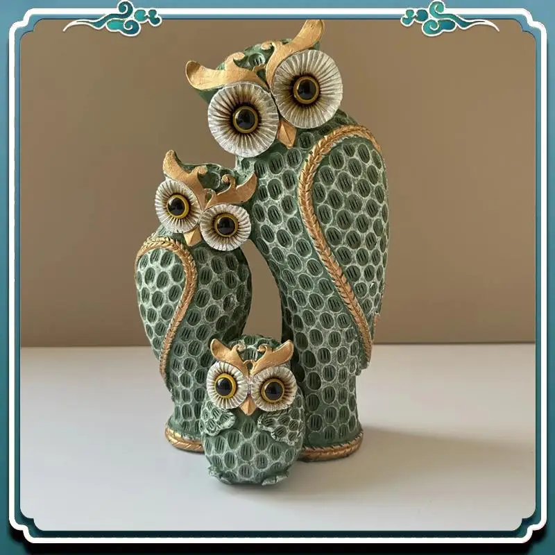 

Premium Home Decor Owl Decor For Owl Lovers For Home Owl Gifts Shelf Decorations For Living Room , Owl Statues On Shelves, A