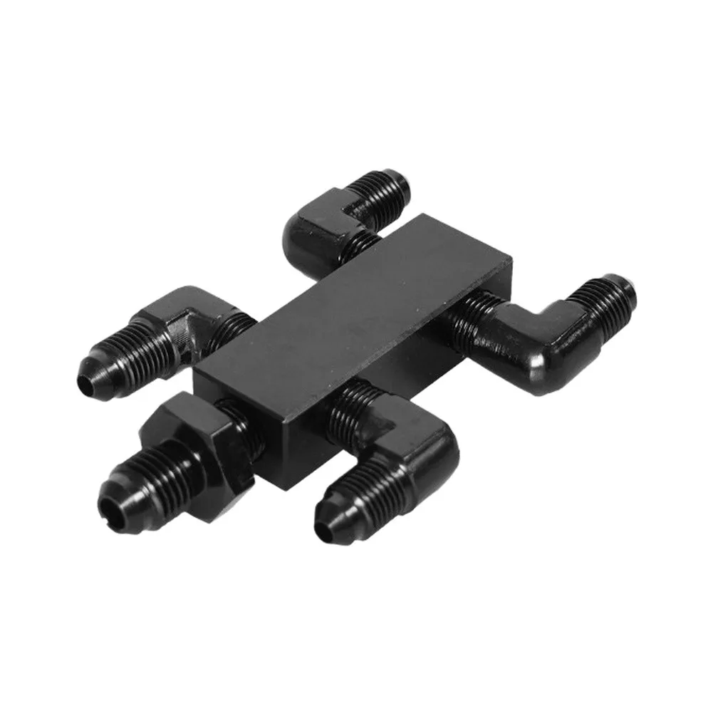 For LS2 Engine Aluminum Fitting Kit LS6 Coolant Manifold For Racing Car Setups 24*12*4cm Coolant Steam Vent Kit