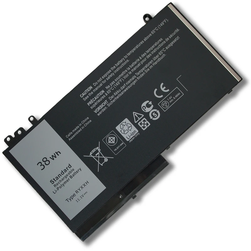 

RYXXH 9P4D2 Li-polymer Laptop Battery for Dell Latitude 12 5000 11 3150 3160 3550 E5450 E5550 E5250 Series 3 Cells 11.1V 38Wh