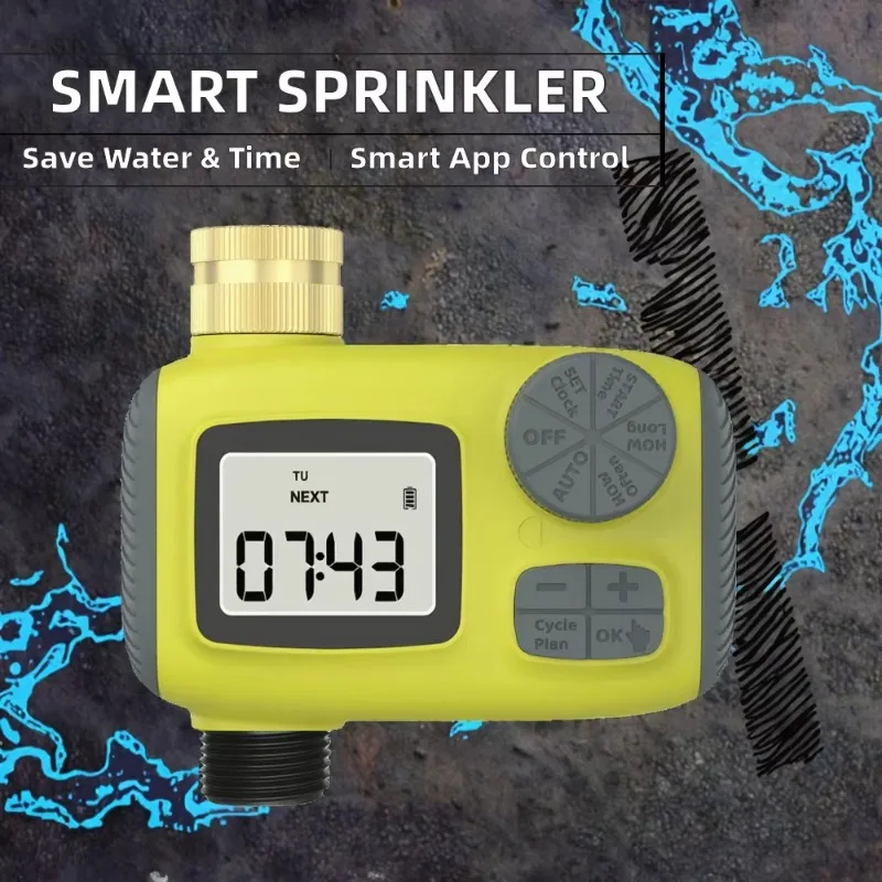 Automatic PC Inlet Smart Voice Control Android Digital Irrigation Machine Hotel Use Intelligent Outdoor Sprinkler App Control
