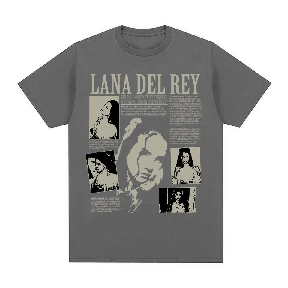 Singer Lana Del Rey T-Shirt Men Women Fashion Oversized