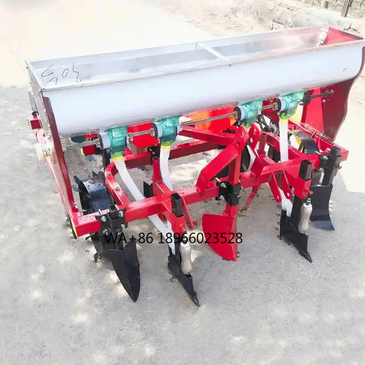 

2 Rows 4 Rows Walking Tractor Groundnut Bean Peanut Corn Planter Groundnut Automatic Seeder Machine Planting Machine