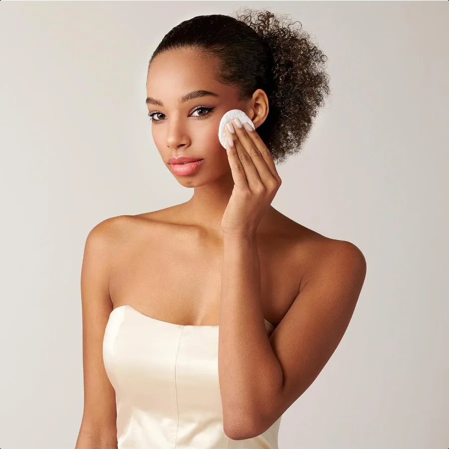 Diane MultiLayer 2.4 コットンラウンド 100% ピュアコットン メイク落とし、マニキュアのタッチアップ、スキンケア、日常の家庭用に最適