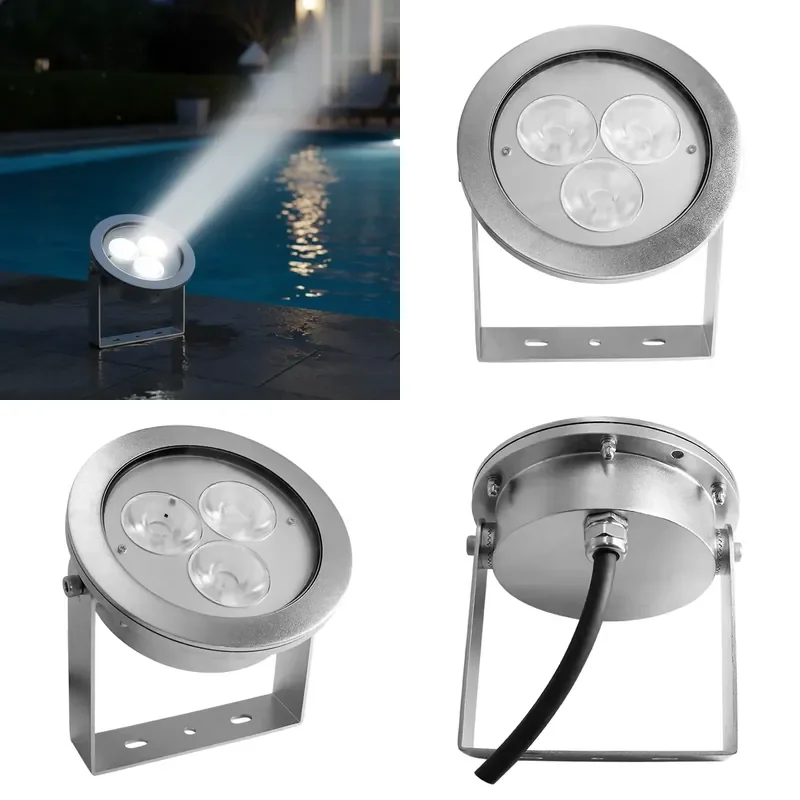 316L Stainless Steel COB 60W High Lumens Pool Light