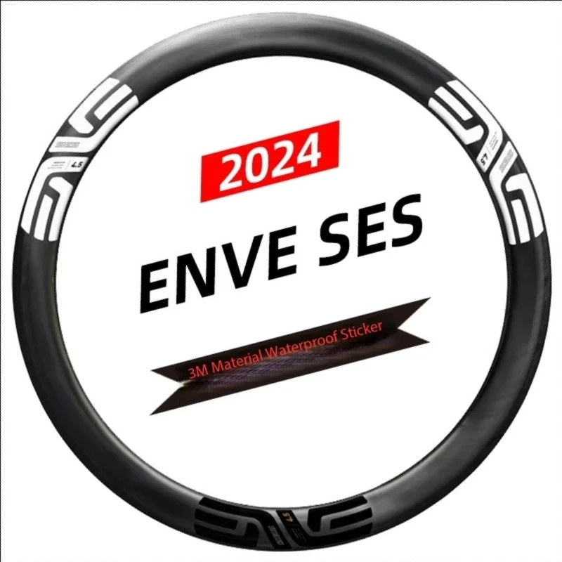 

12PCS Sctikers 2024 Version ENVE SES2.3/3.4/4.5/5.6/6.7/7.8 Wheel Group Stickers Original Label Change Color Coating Stickers