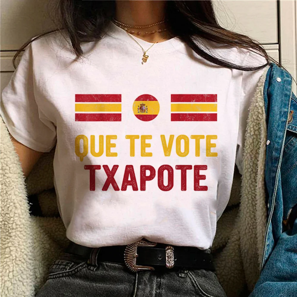 You Vote Txapote tshirt women designer funny t shirt female Japanese clothes