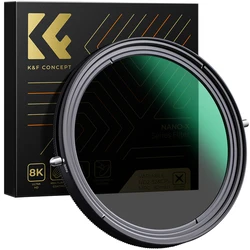 K&F Concept ND2-ND32 ND CPL Filter Camera Lenses Adjustable Circular Polarizing  Filter 2 in 1 Variable 49mm 52mm 62mm 67mm 77mm