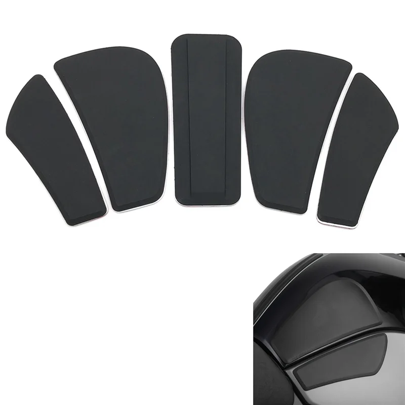 

B07A-Motorcycle Tank Pad Side Tank Pad Grip Non-Slip Stickers Fuel Tank Traction Pad For R1250RT R 1250 RT R1200RT LC 2014 -