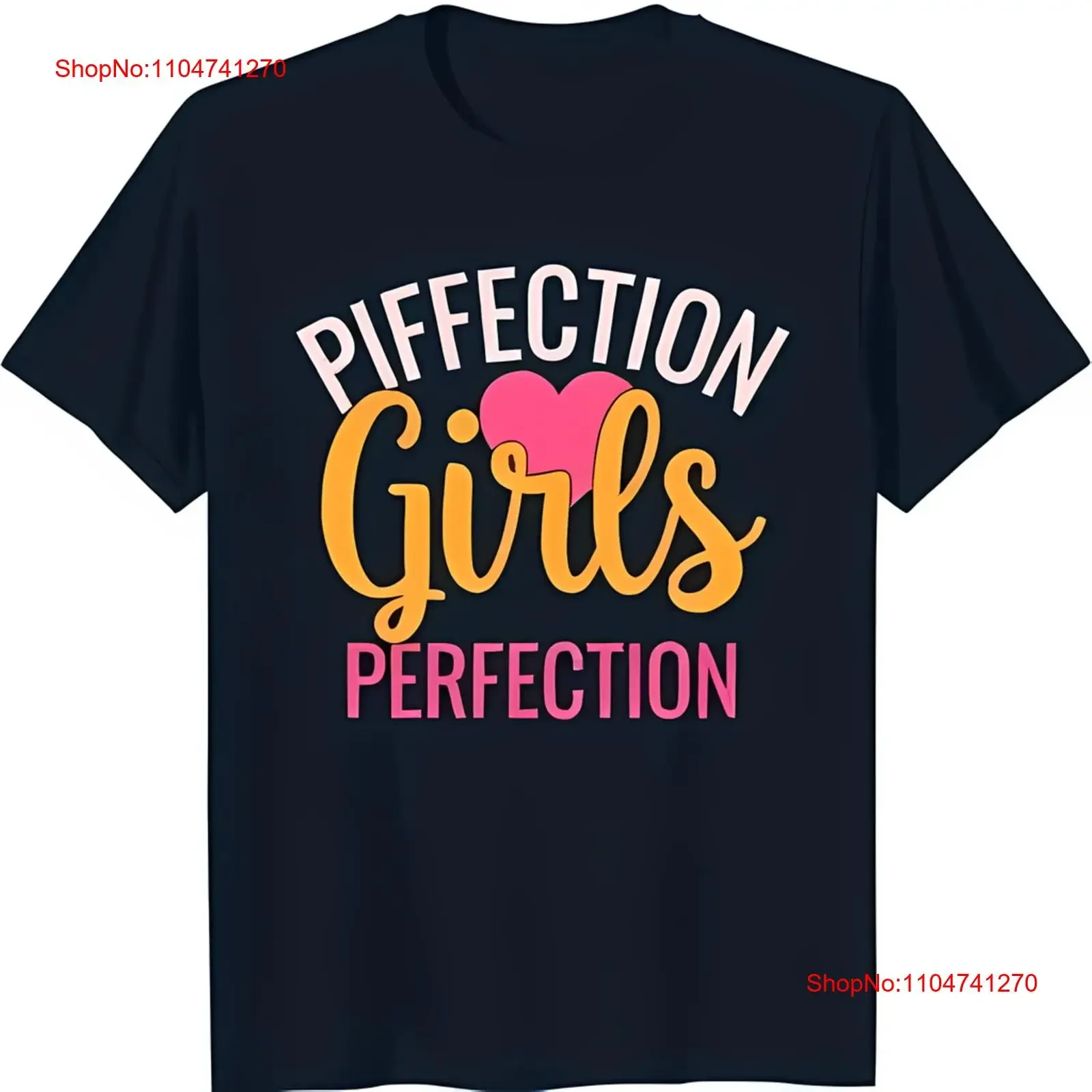 

Модная черная футболка с красочным винтажным рисунком «Piffection Perfection», стильная, растягивающаяся, удобная, унисекс