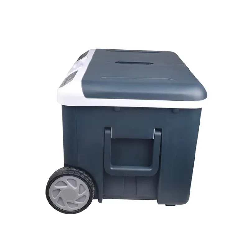 Ecootrunk الطاقة الشمسية 220 فولت التيار المتناوب تيار مستمر 12 فولت ثلاجة سيارة الفريزر للتخييم شاحنة RV قارب المدمج في البطارية