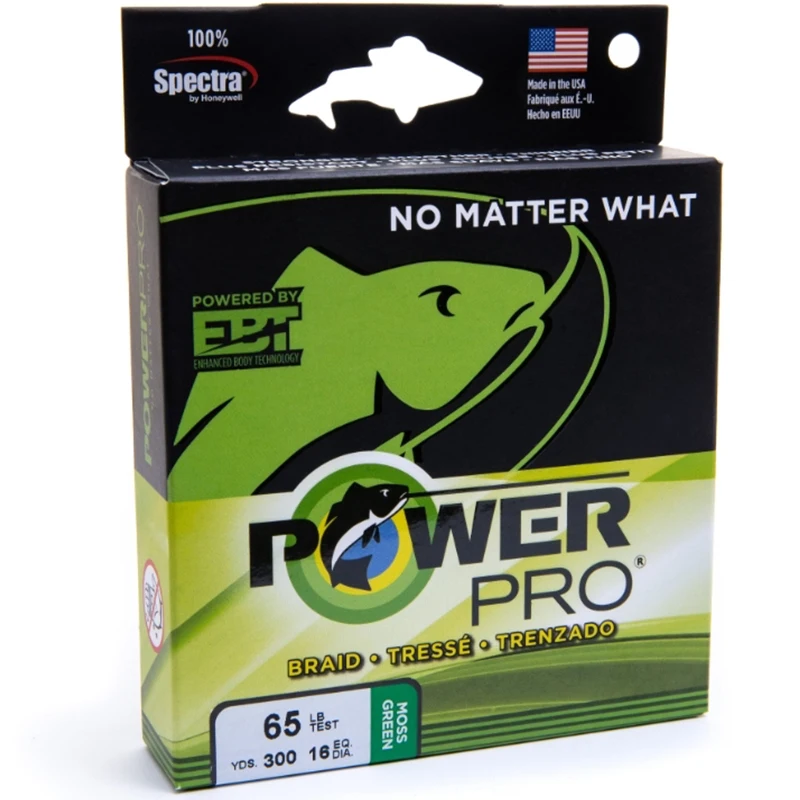 Оригинальная плетеная леска POWER PRO SSV2, 8 нитей, 300 ярдов, 10 фунтов ~ 80 фунтов, США, полиэтиленовая мультифиламентная плетеная леска PESCA