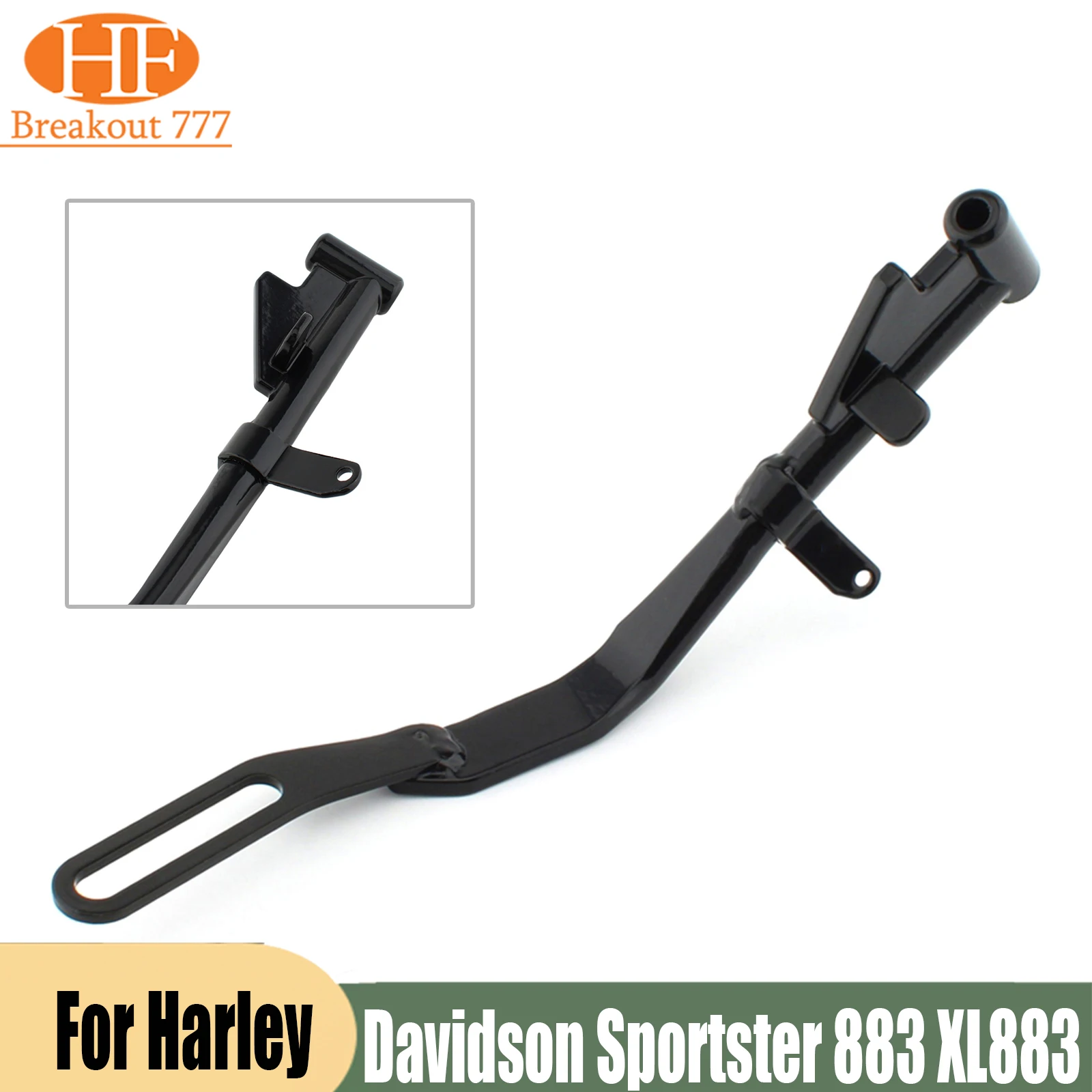 for Harley-Davidson Sportster 883 XL883 2004-2006 Iron Motorcycle Kickstand Side Stand