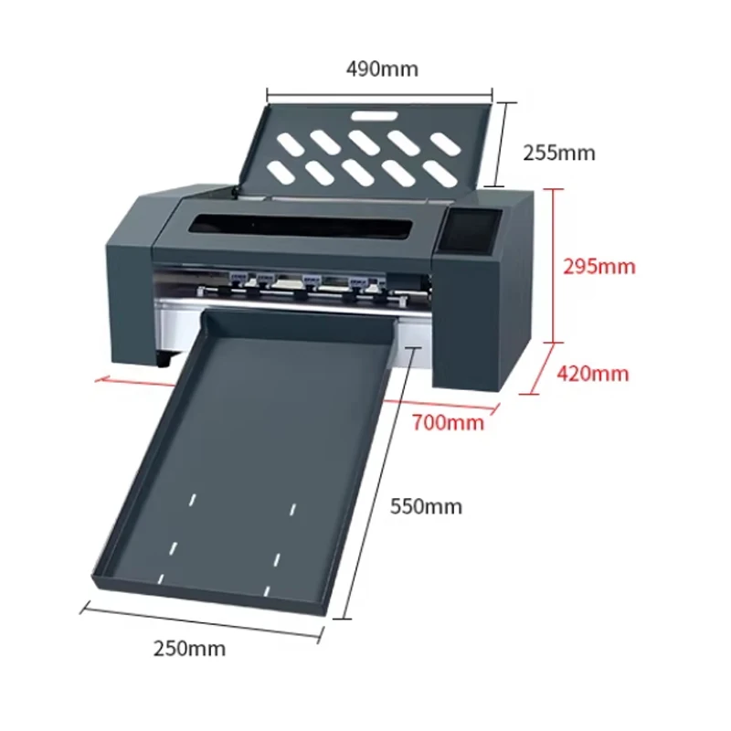 New Automatic Sheet Label Cutter Sticker Label Die Cutting Machine High Precision Die Cutting Machine 220v/110v with Touch Panel view 3