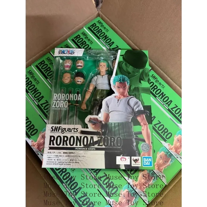 بانداي الأصلي S.H.Figuarts قطعة واحدة رورونوا زورو رومانس فجر اسم لوفي أنيمي عمل نموذج لجسم لعبة هدية في الأوراق المالية #3