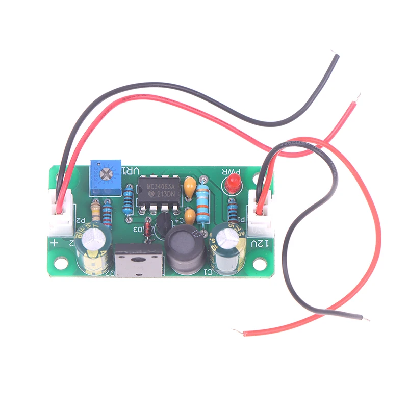 MC34063 Nixie Tube Booster DC 9-12V para 80-380V Conversor de impulso para relógios brilhantes 6E2 6E1 6E5 e tubos de olho mágico